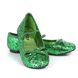 013-BALLET-G  Heel Ballet Slipper with glitter Childrens.