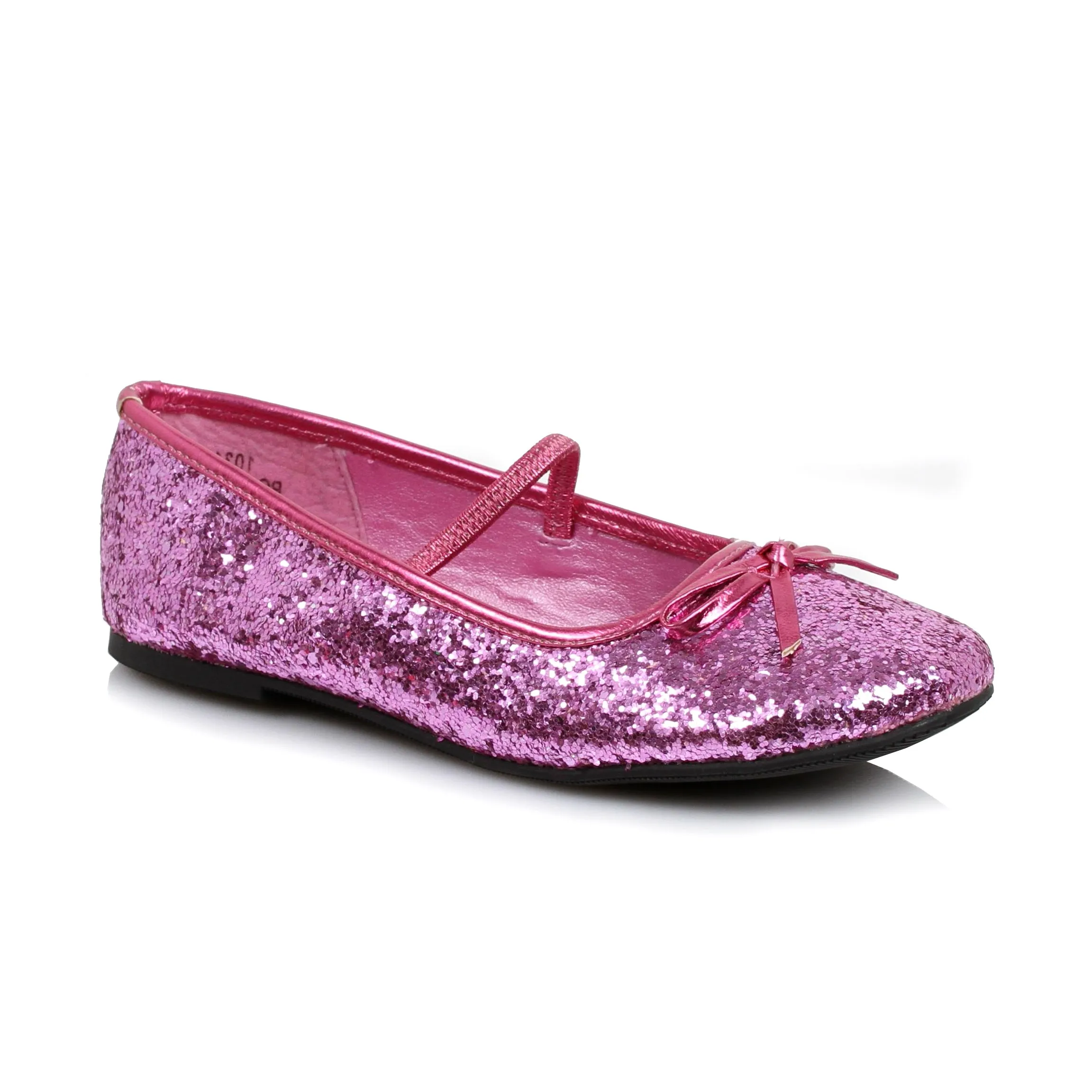 013-BALLET-G  Heel Ballet Slipper with glitter Childrens.