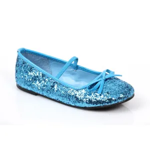 013-BALLET-G  Heel Ballet Slipper with glitter Childrens.