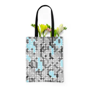 Abstract Geometric D2 Tote Bag Shoulder Purse | Multipurpose