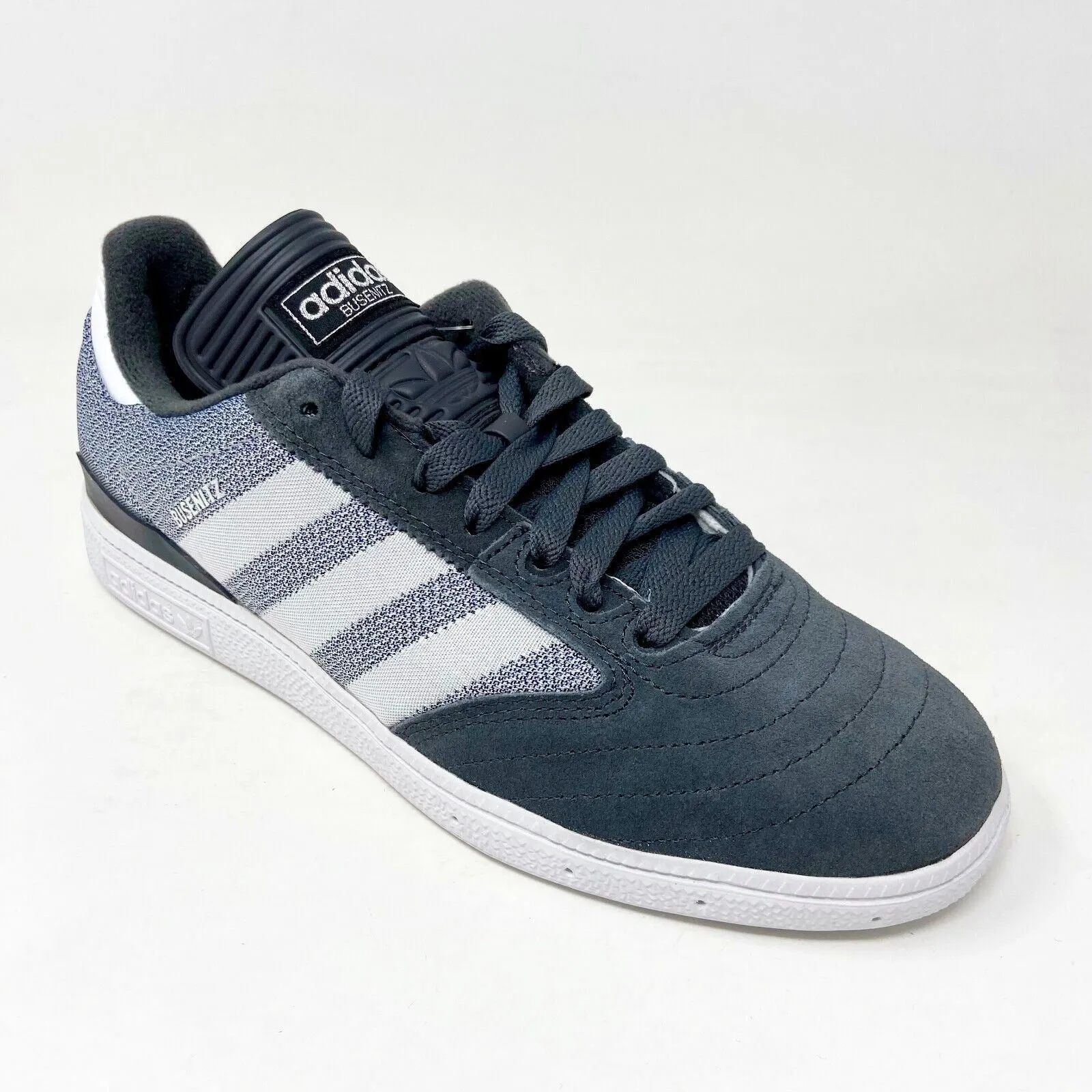 Adidas Busenitz Gray White Suede Mens Vintage Skateboard Sneakers D68830