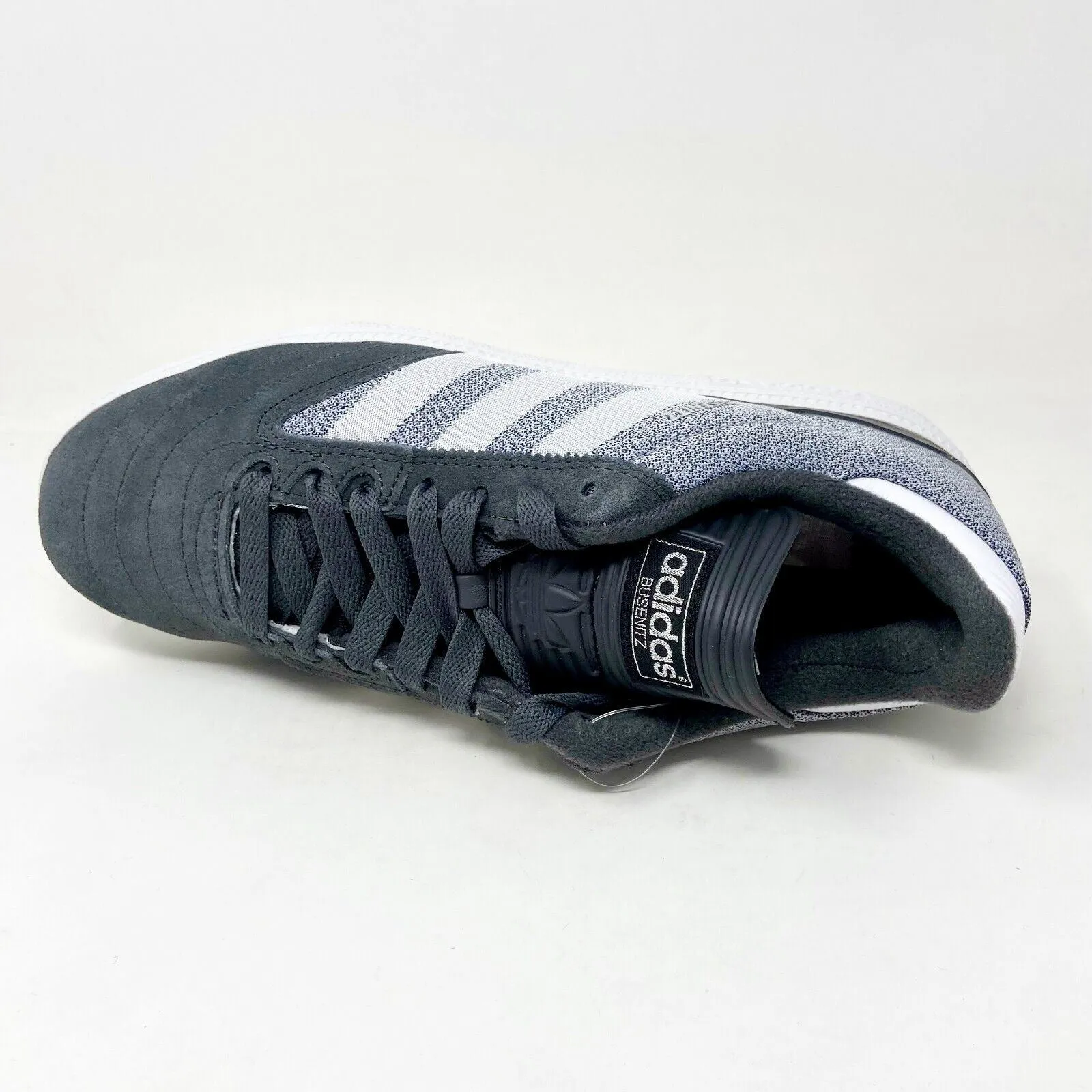 Adidas Busenitz Gray White Suede Mens Vintage Skateboard Sneakers D68830