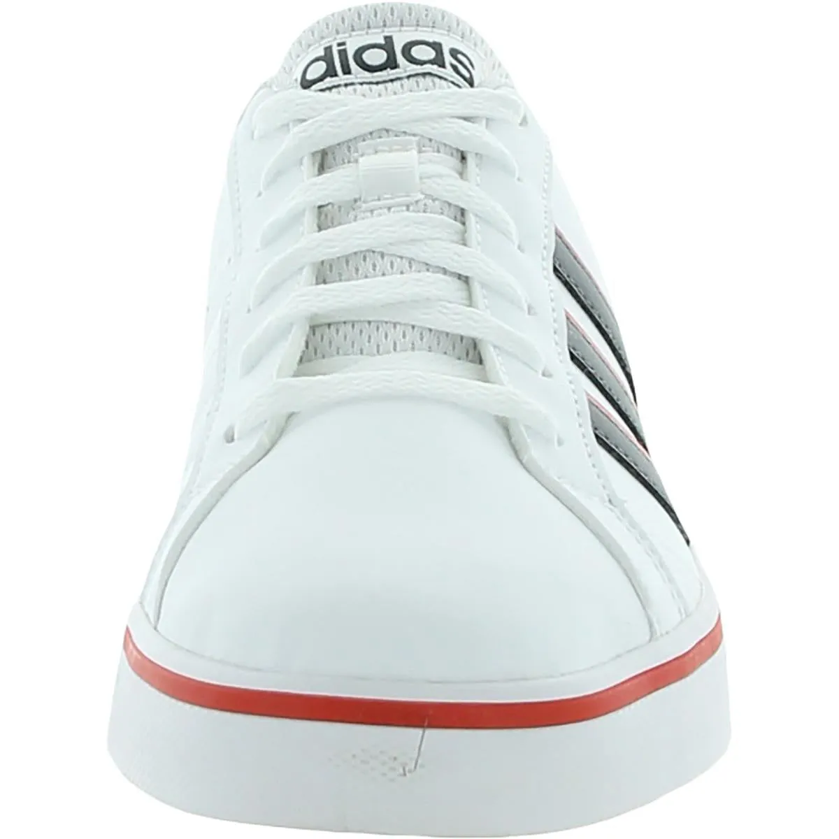 Adidas VS Pace Faux Leather Striped Athletic Lifestyle Sneakers