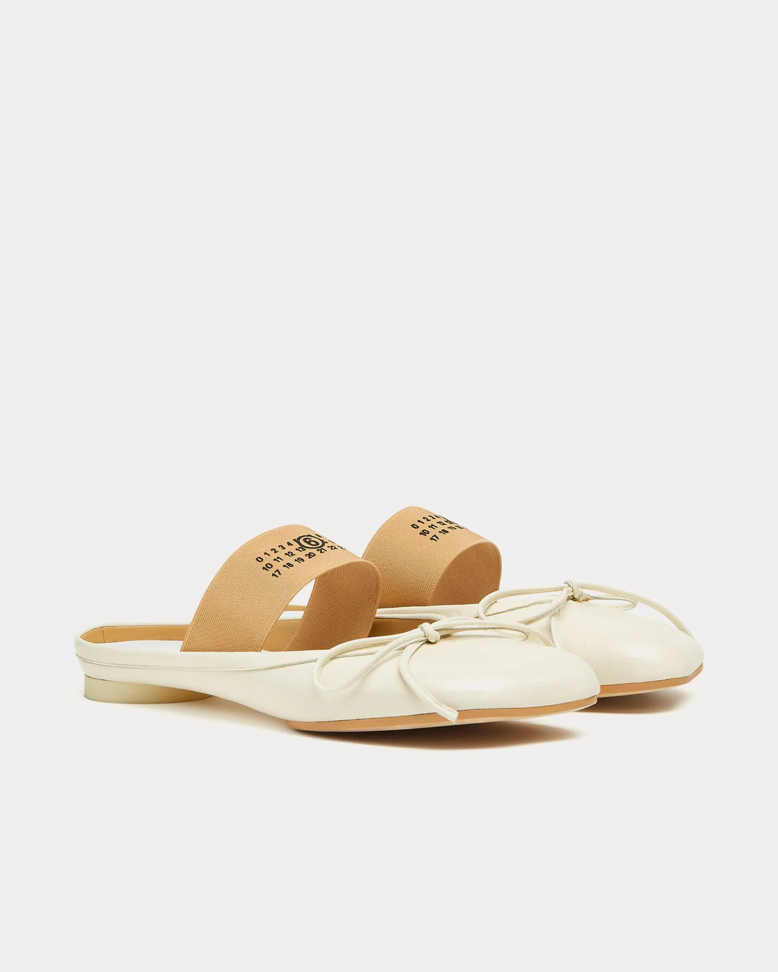Anatomic Ballerinas White Slip Ons