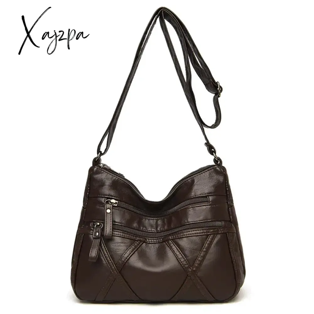 Bags For Women 2024 New Luxury Handbags Many Pocket Big Crossbody Bags Pu Leather High-Capacity Women Bags Designer Handbags