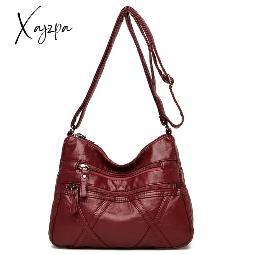 Bags For Women 2024 New Luxury Handbags Many Pocket Big Crossbody Bags Pu Leather High-Capacity Women Bags Designer Handbags
