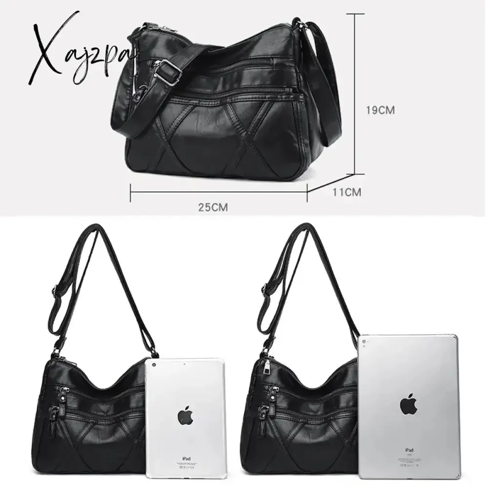 Bags For Women 2024 New Luxury Handbags Many Pocket Big Crossbody Bags Pu Leather High-Capacity Women Bags Designer Handbags