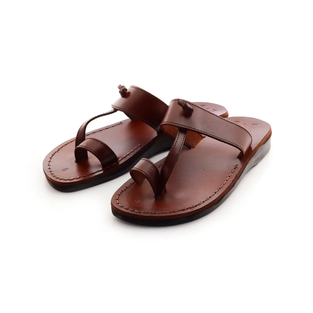 Calisto - Leather toe ring sandal