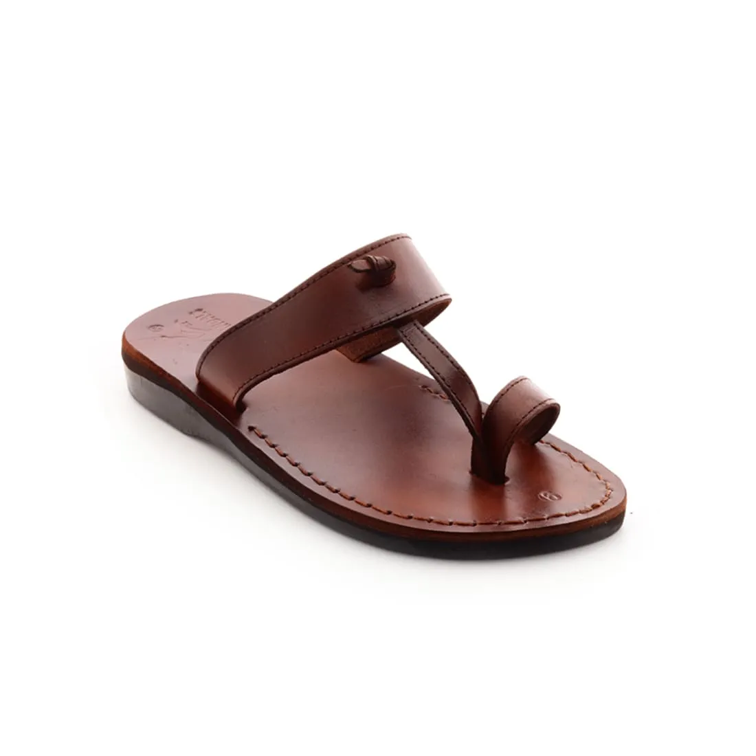 Calisto - Leather toe ring sandal
