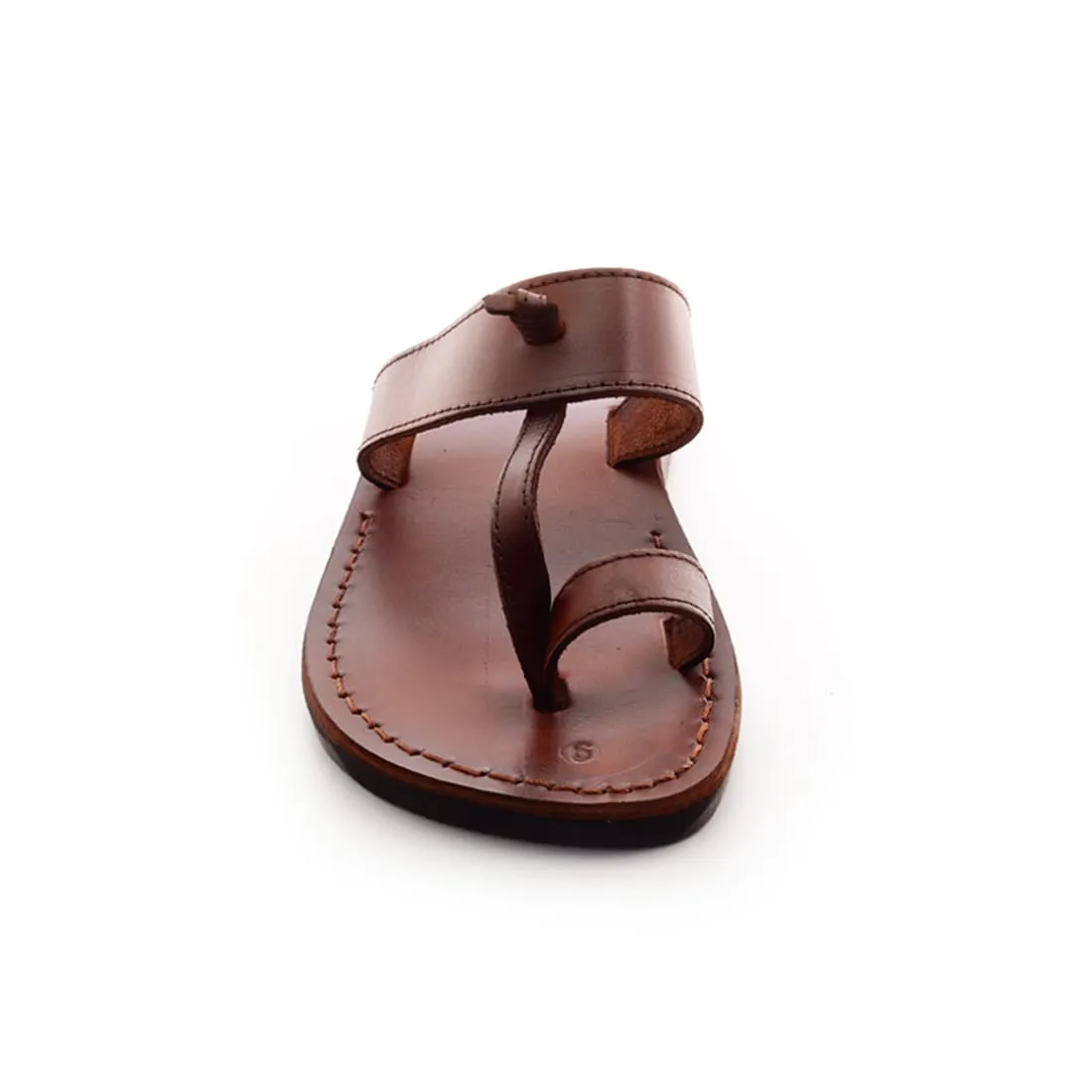 Calisto - Leather toe ring sandal