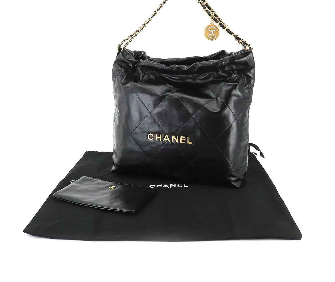 Chanel 22  Black Bag