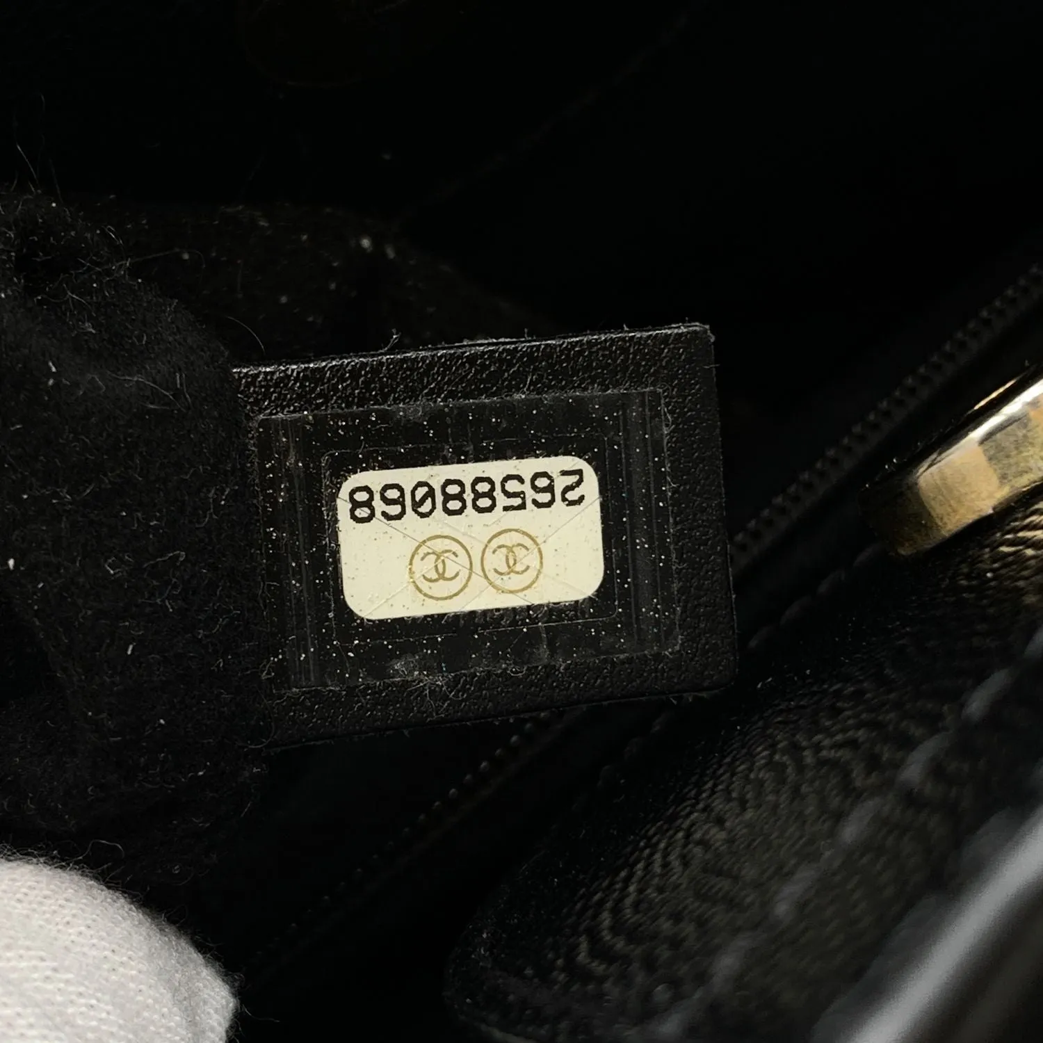 CHANEL Black Caviar Leather Studded Deauville Tote Shoulder Bag