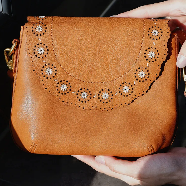 Chic Ladies Leather Over The Shoulder Bag Small Crossbody Bags For Women