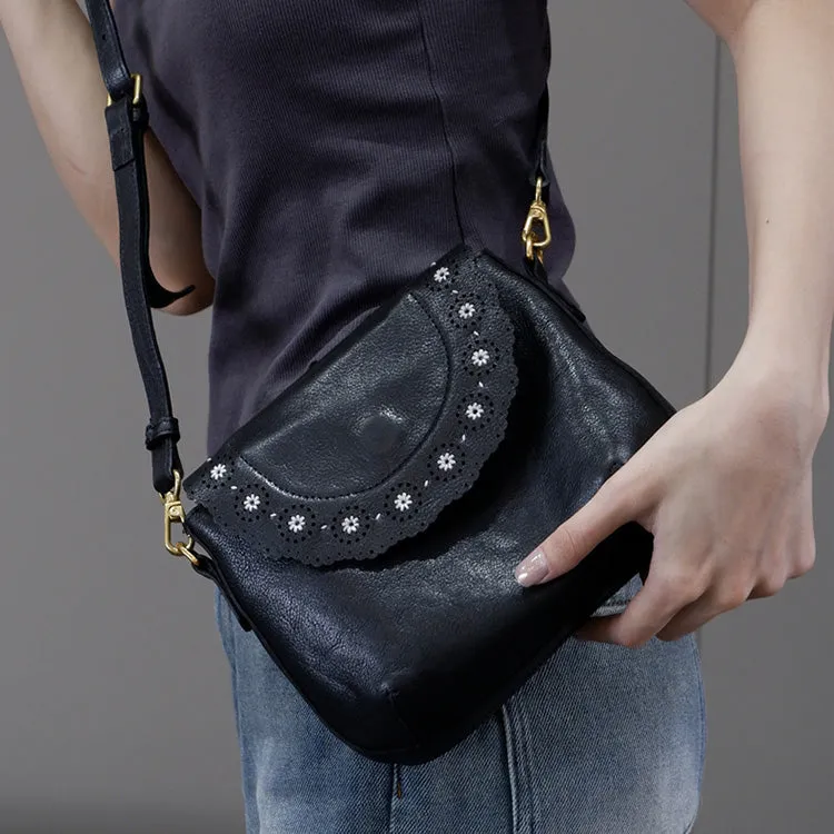 Chic Ladies Leather Over The Shoulder Bag Small Crossbody Bags For Women