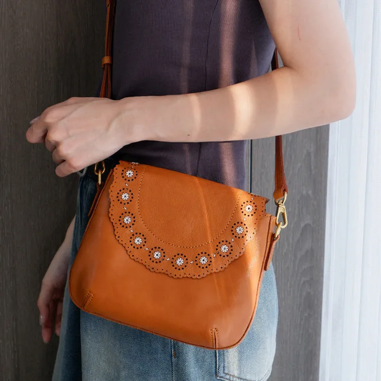Chic Ladies Leather Over The Shoulder Bag Small Crossbody Bags For Women