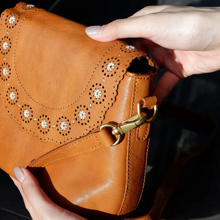 Chic Ladies Leather Over The Shoulder Bag Small Crossbody Bags For Women