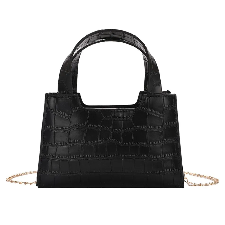 Christmas Gift Fashion Stone Pattern Pu Leather Shoulder Bags for Women 2021 New Luxury Handbags Women Bags Designer Ladies Small Crossbody Bag