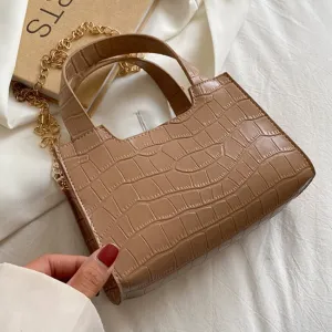 Christmas Gift Fashion Stone Pattern Pu Leather Shoulder Bags for Women 2021 New Luxury Handbags Women Bags Designer Ladies Small Crossbody Bag