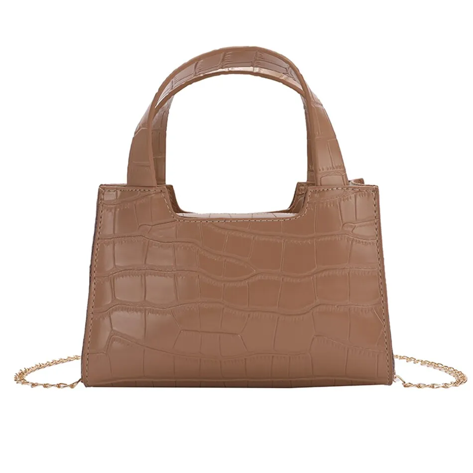 Christmas Gift Fashion Stone Pattern Pu Leather Shoulder Bags for Women 2021 New Luxury Handbags Women Bags Designer Ladies Small Crossbody Bag