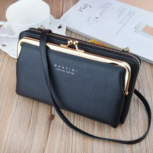 Clutch Size Crossbody Shoulder Purse Handbag