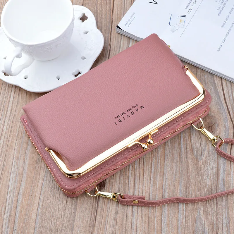 Clutch Size Crossbody Shoulder Purse Handbag