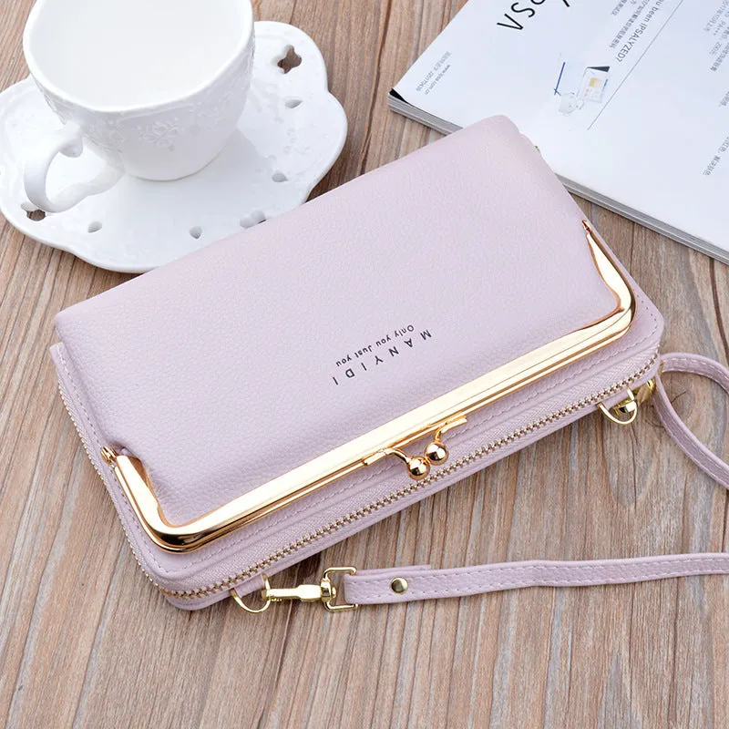 Clutch Size Crossbody Shoulder Purse Handbag