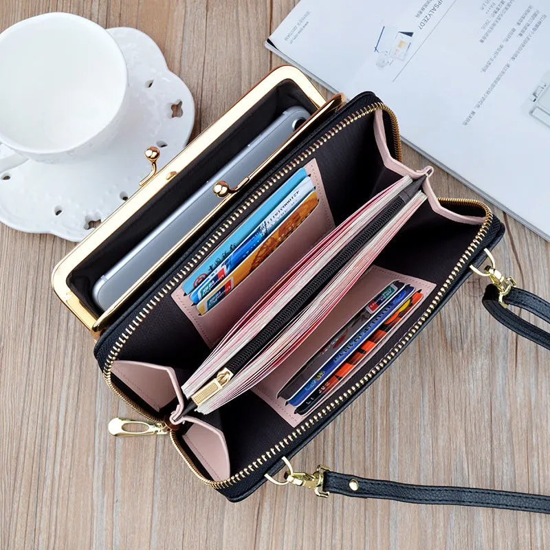 Clutch Size Crossbody Shoulder Purse Handbag