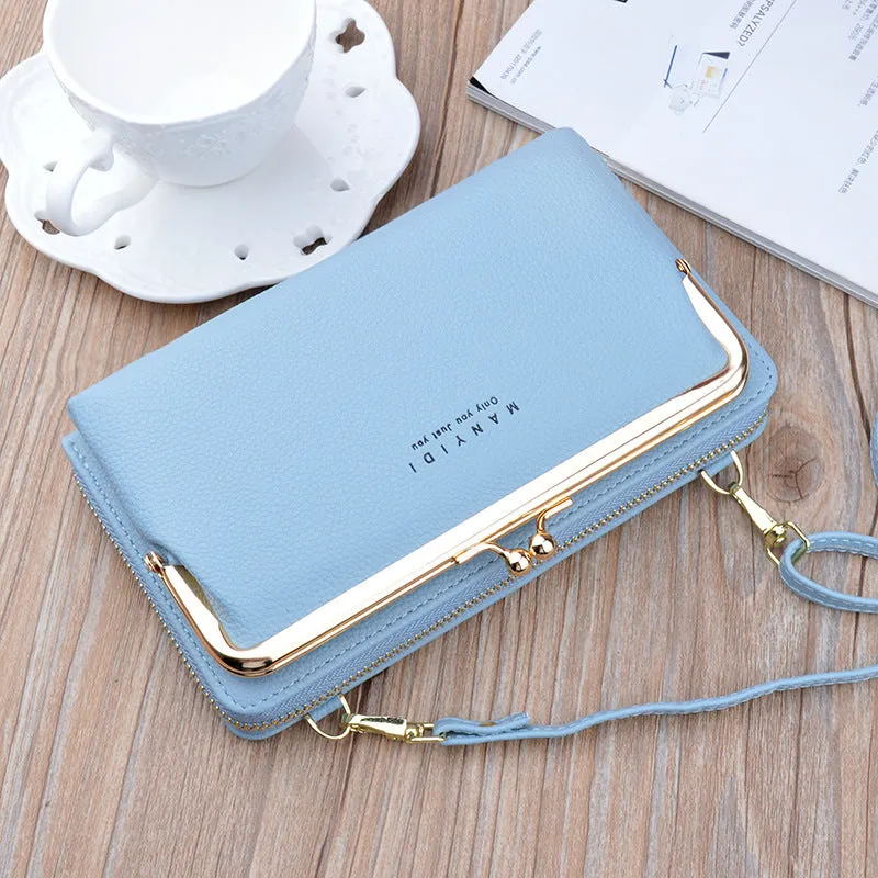 Clutch Size Crossbody Shoulder Purse Handbag