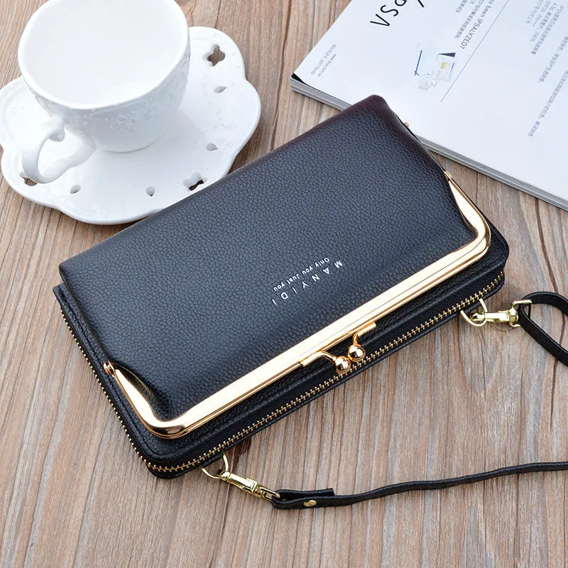 Clutch Size Crossbody Shoulder Purse Handbag