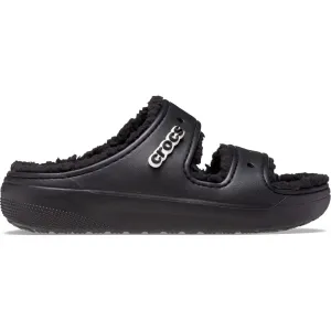 CROCS CLASSIC COZZZY SANDAL - BLACK/BLACK