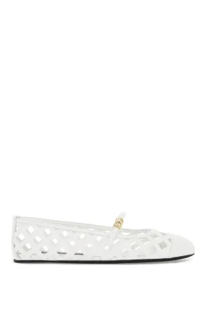 DOLCE & GABBANA "perforated leather odette