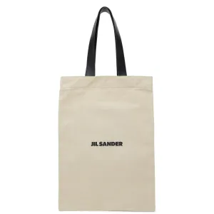 Flat Shopper Grande Linen, Off White