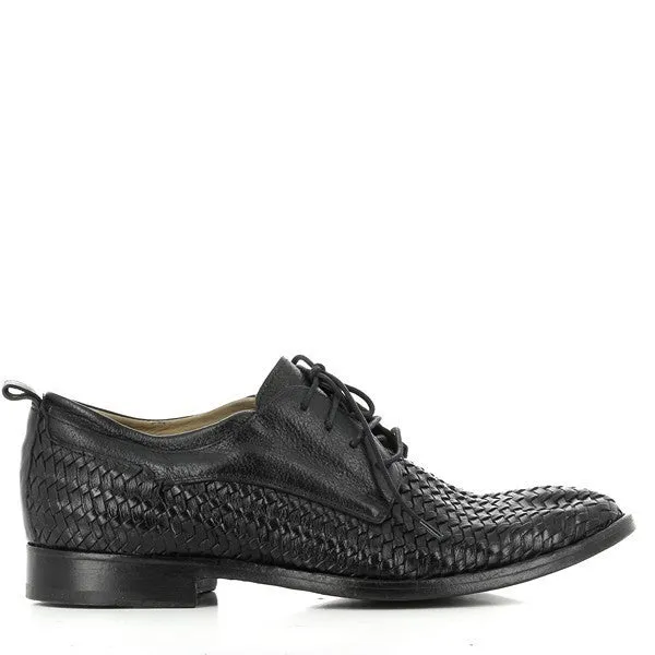 Forte S182067 Black Lace-Up Shoes
