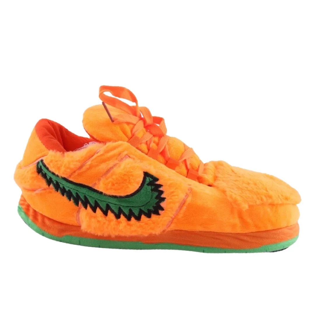 GD Dunks Orange Retro Low Top Unisex Trainer Sneaker Slippers