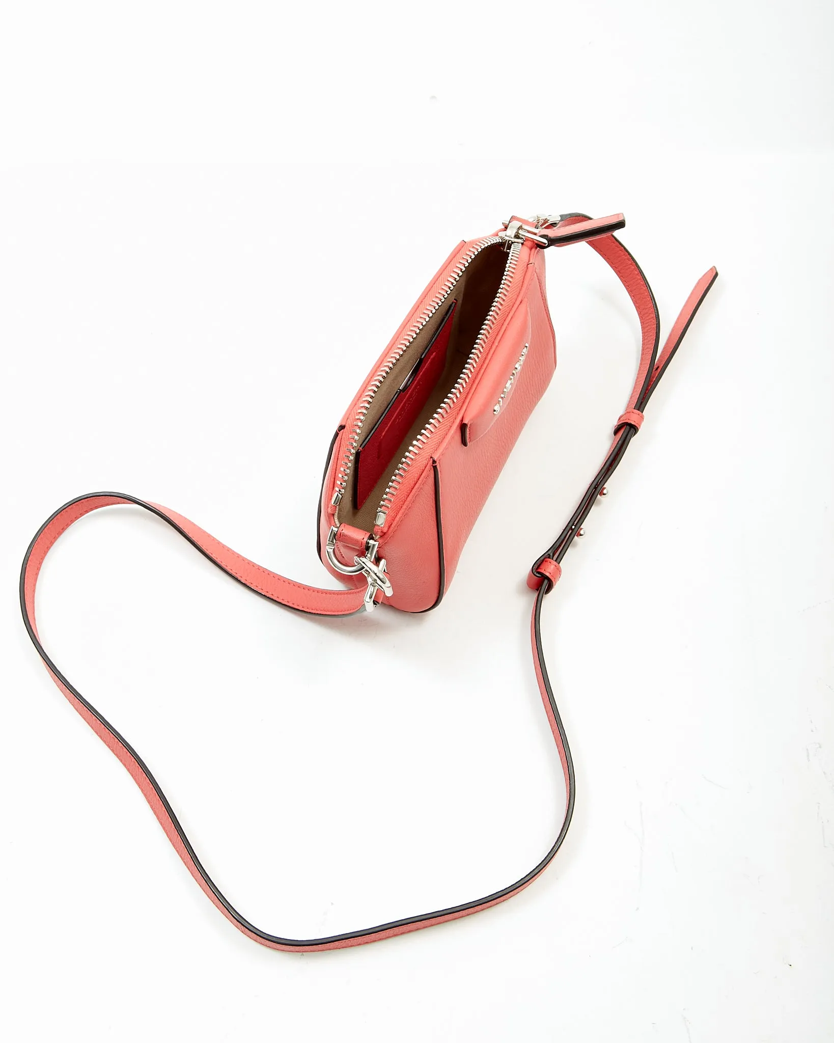 Givenchy Coral Leather Nano Antigona Crossbody Bag