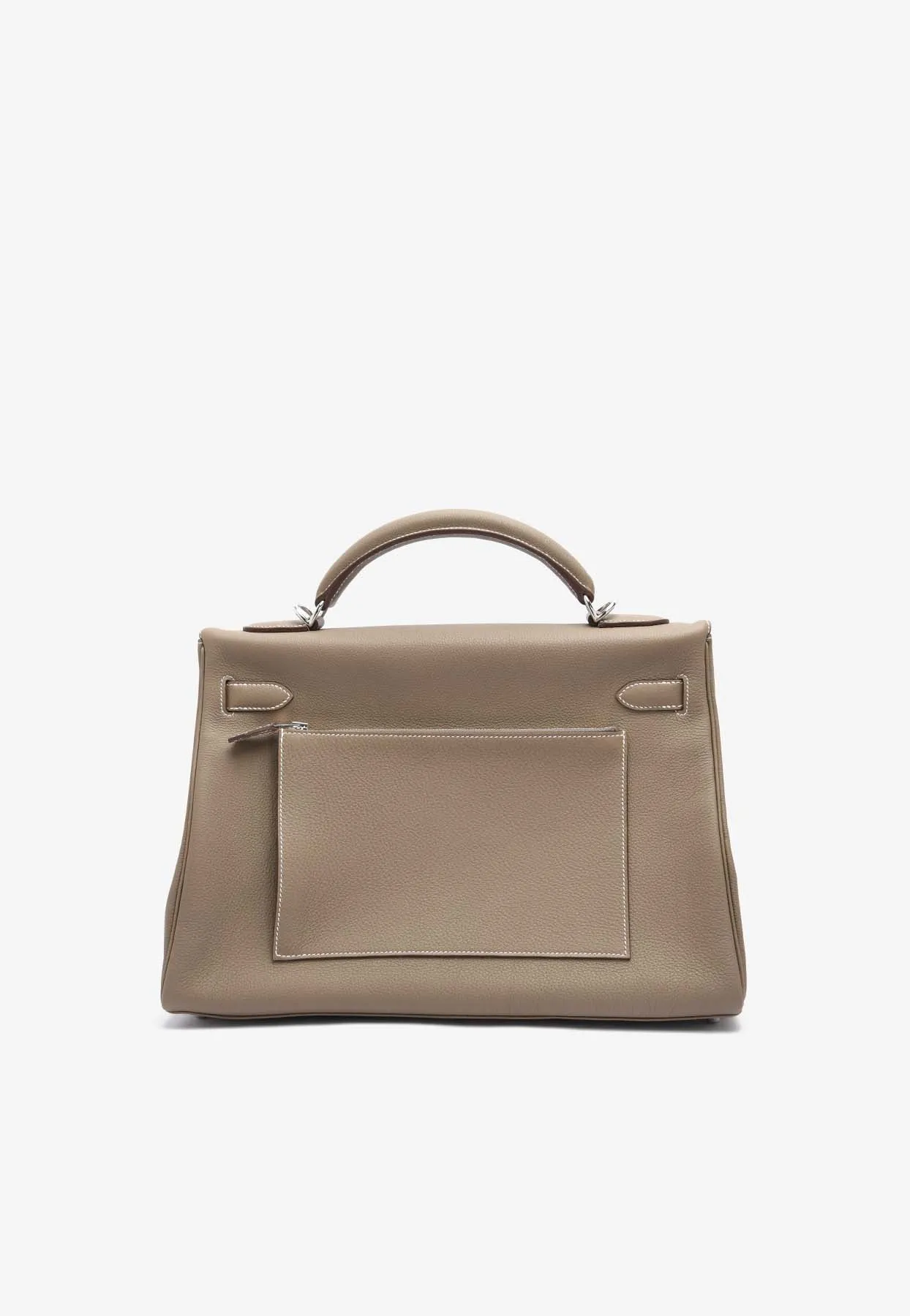 Kelly Maxi 42 in Etoupe Togo with Palladium Hardware