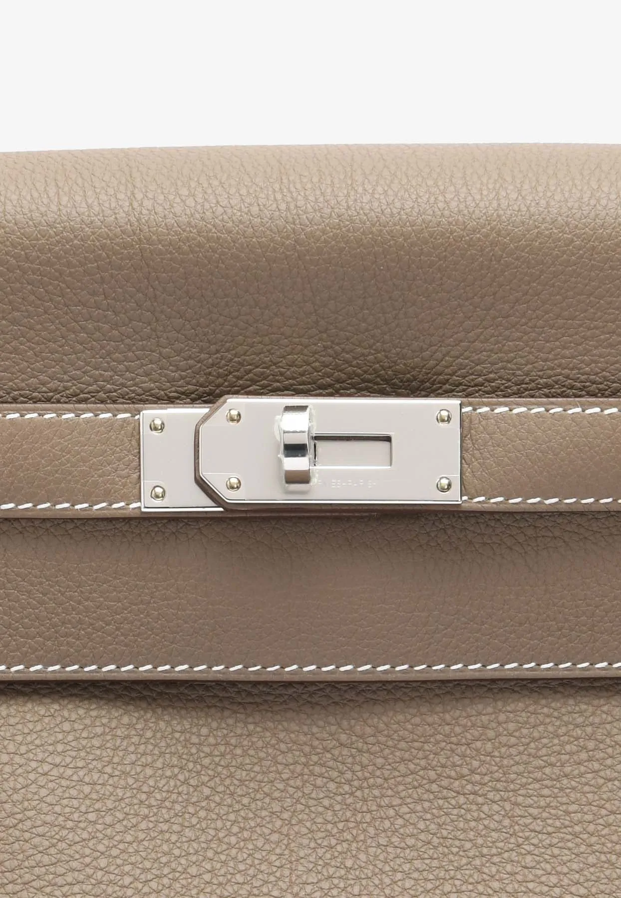 Kelly Maxi 42 in Etoupe Togo with Palladium Hardware