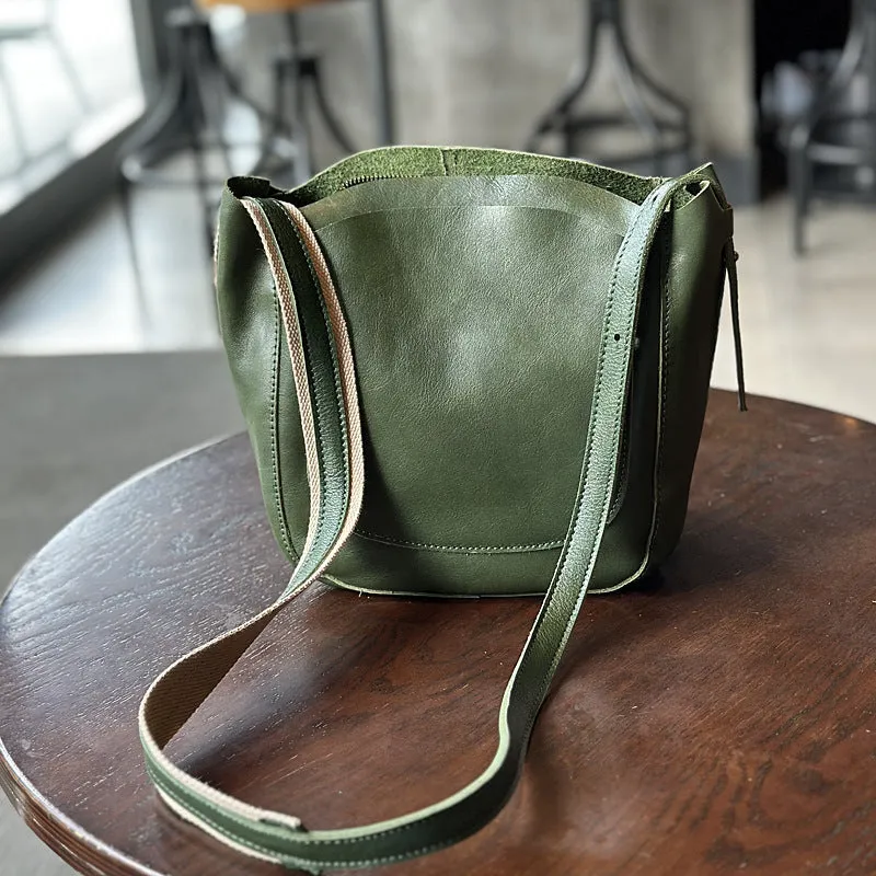 Ladies Cowhide Crossbody Purse Womens Leather Shoulder Bag
