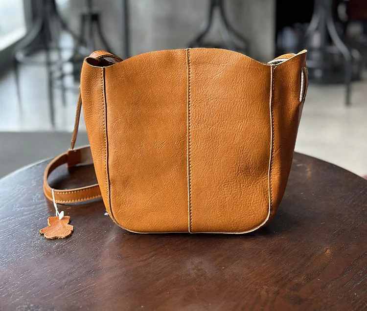 Ladies Cowhide Crossbody Purse Womens Leather Shoulder Bag