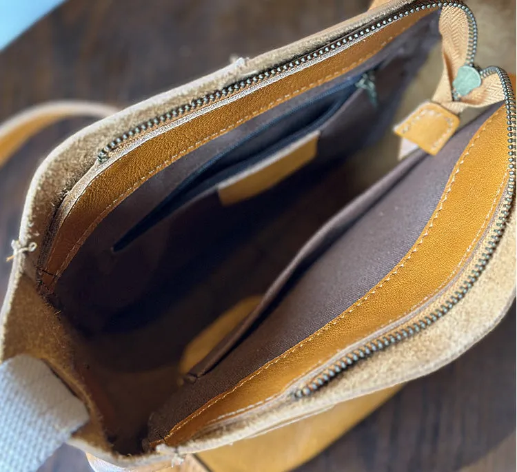 Ladies Cowhide Crossbody Purse Womens Leather Shoulder Bag