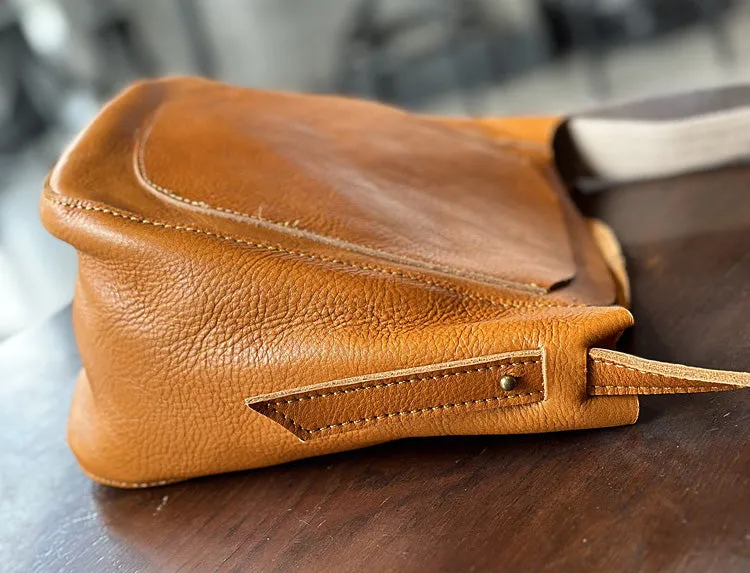 Ladies Cowhide Crossbody Purse Womens Leather Shoulder Bag