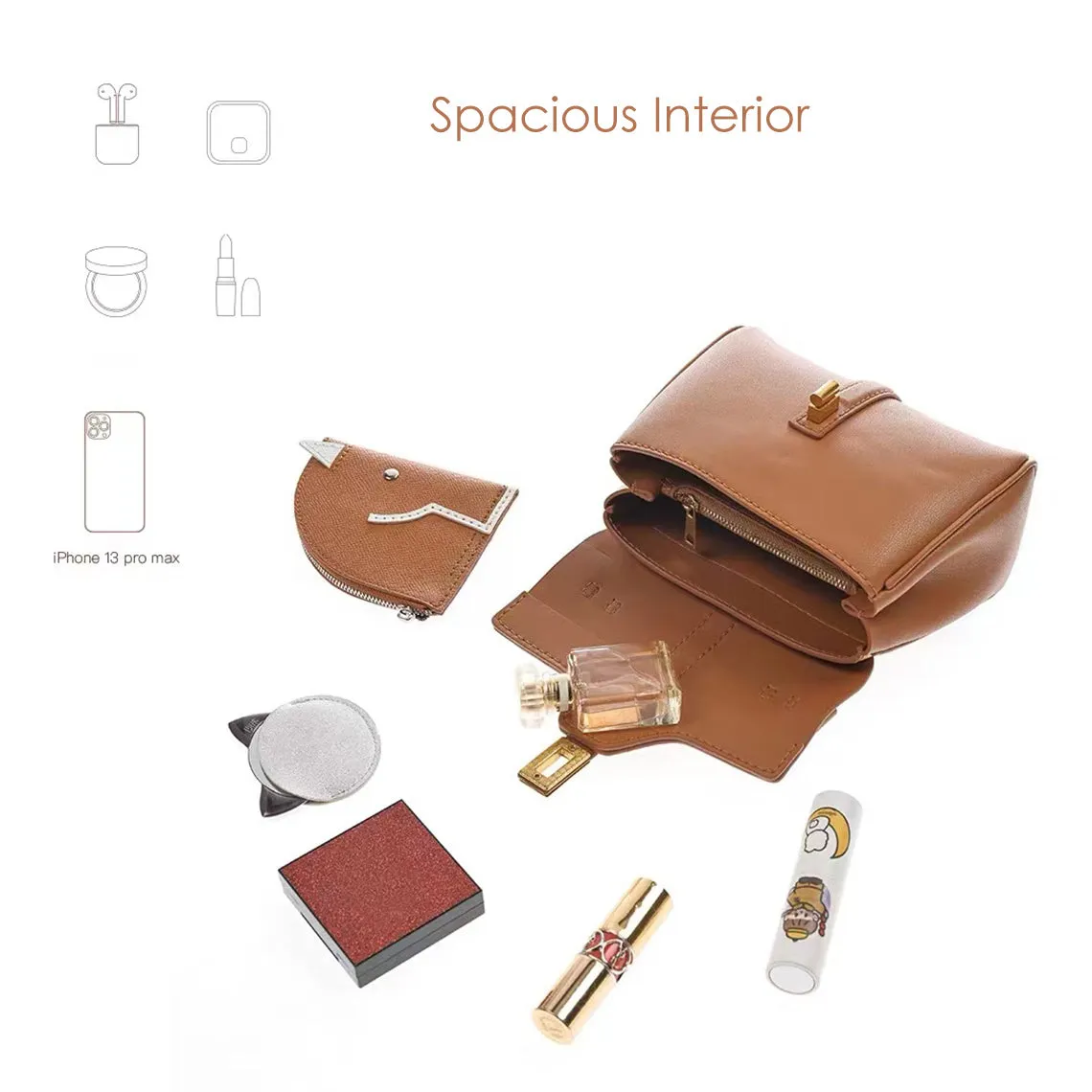 Leather Top Handle Mini Tote Bag DIY Kit