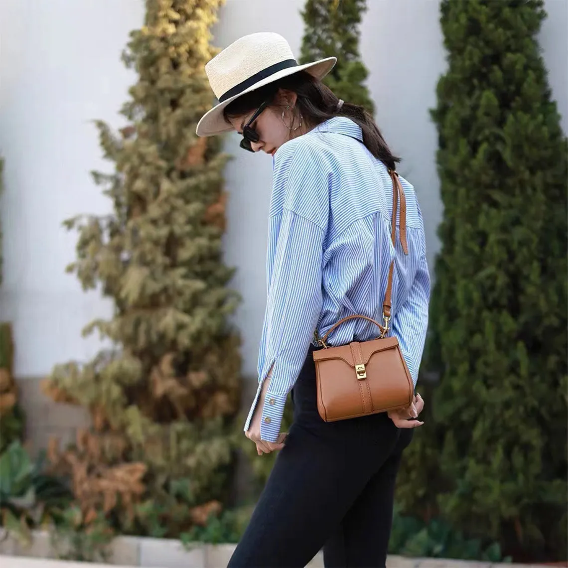 Leather Top Handle Mini Tote Bag DIY Kit