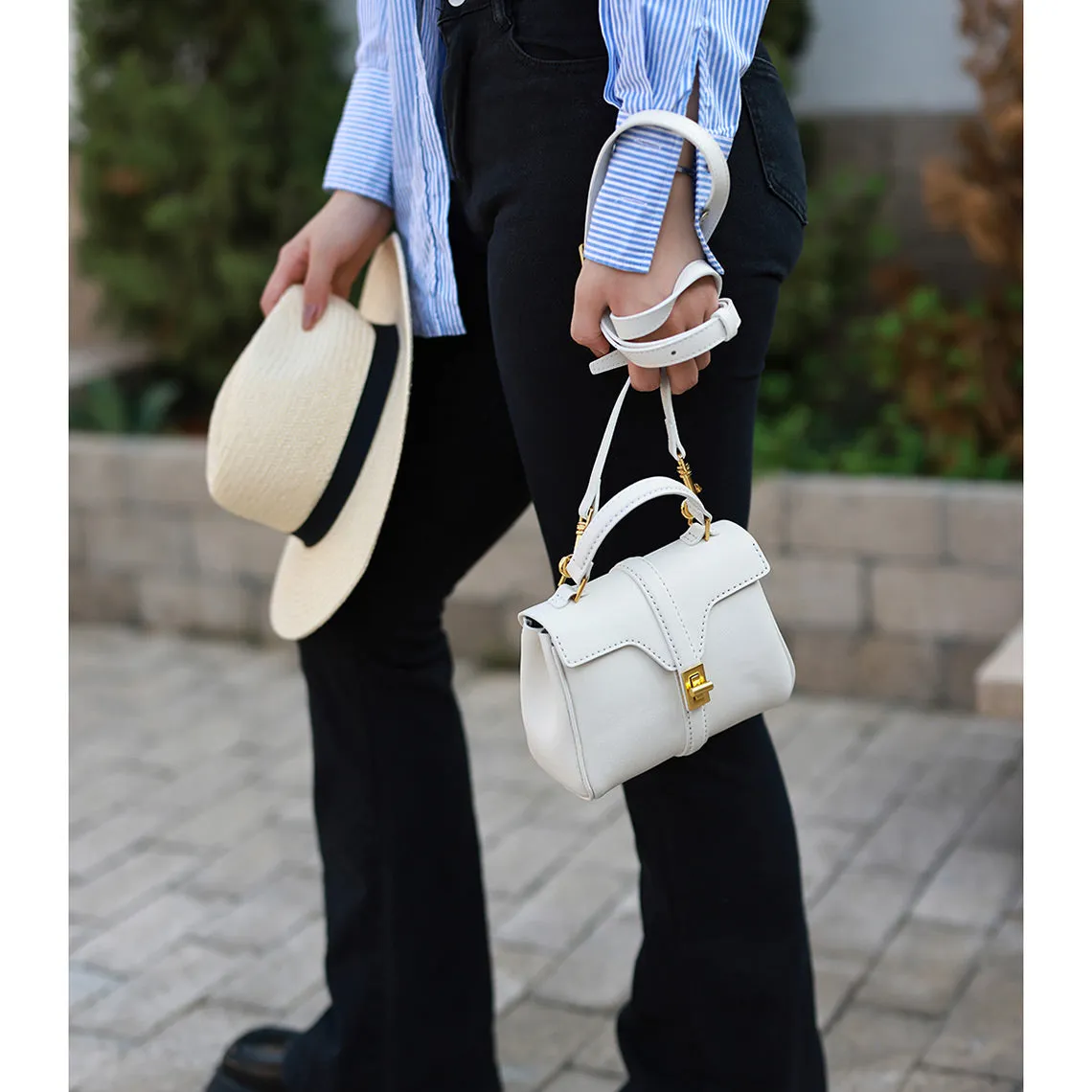 Leather Top Handle Mini Tote Bag DIY Kit