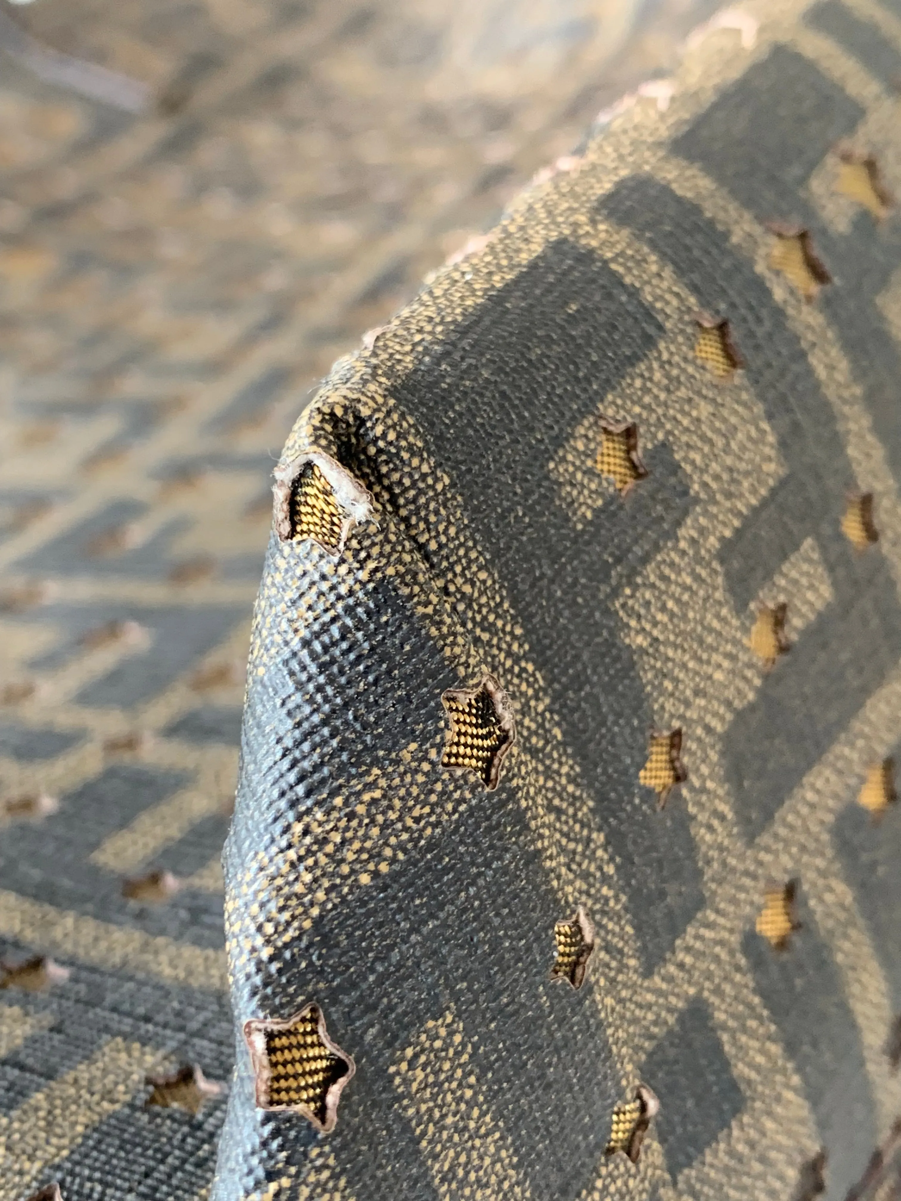 <b>FENDI</b> <br>Zucca Spalmati Stars Roll Tote