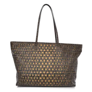 <b>FENDI</b> <br>Zucca Spalmati Stars Roll Tote