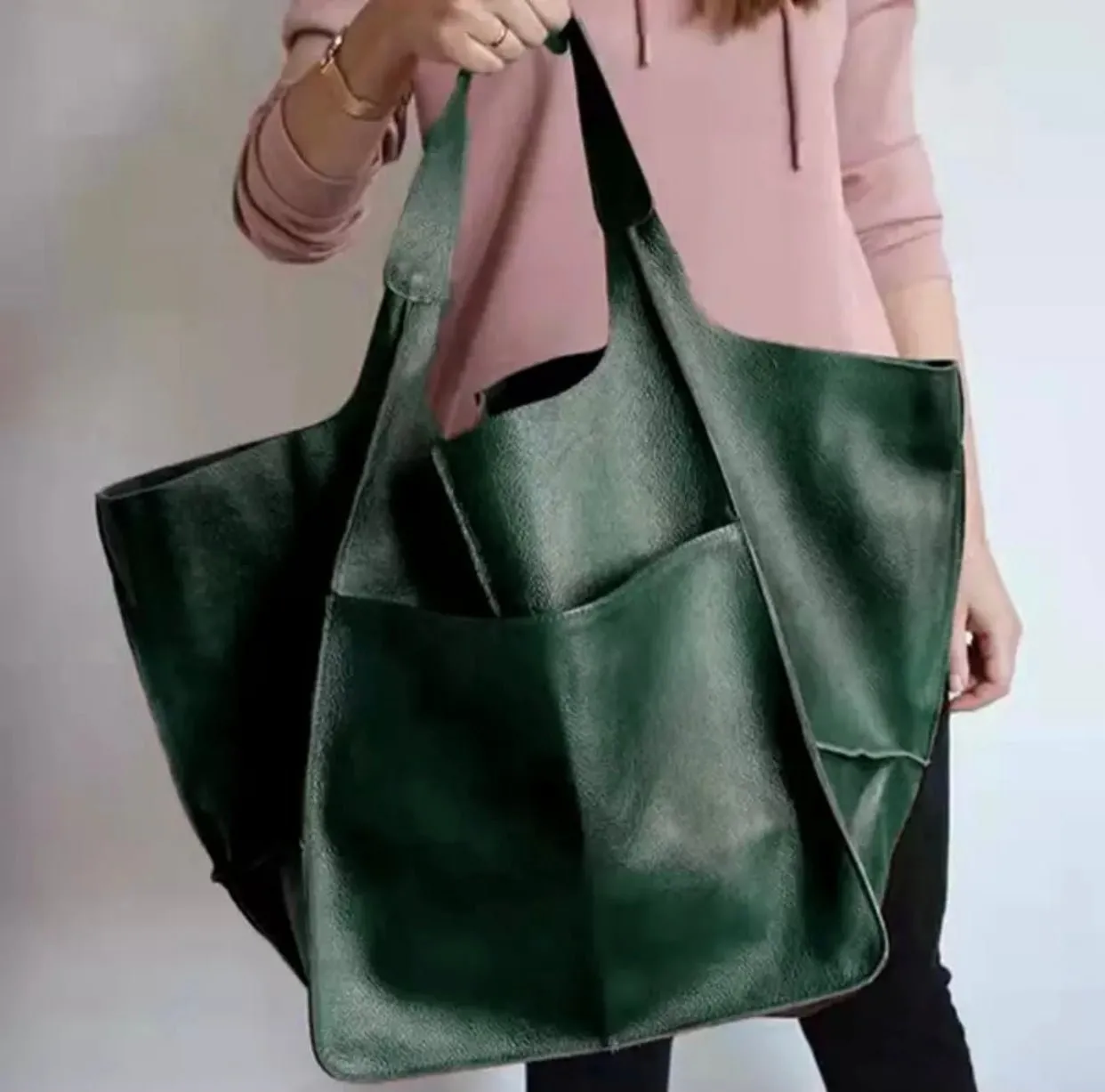 Lyon Large Capacity Underarm PU Bag