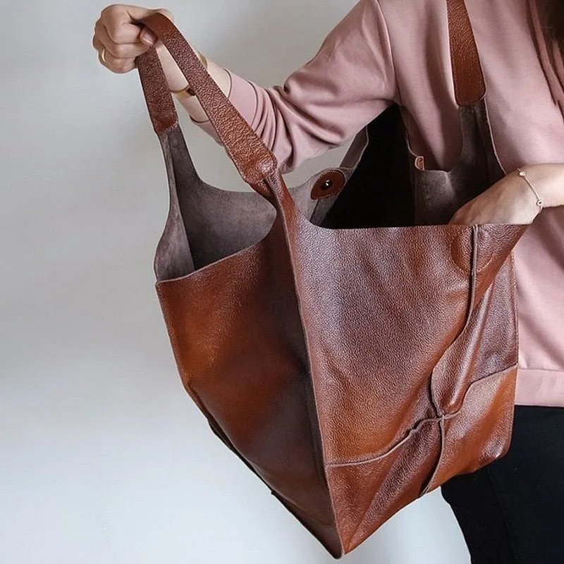 Lyon Large Capacity Underarm PU Bag
