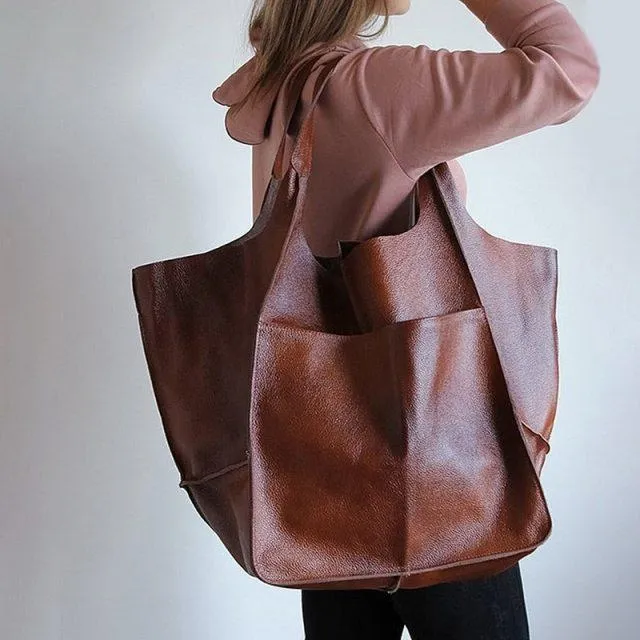 Lyon Large Capacity Underarm PU Bag