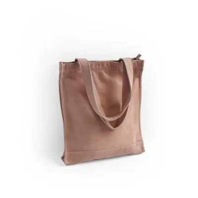 Medium Womens Brown Leather Shoulder Tote Bags Handbags Purse for Women